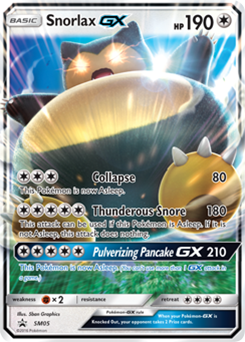 [SMP-005] Snorlax GX (Holo)