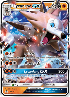 [SMP-014] Lycanroc GX (Holo)