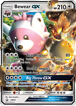 [SMP-034] Bewear GX (Holo)