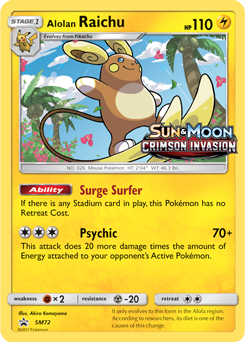 [SMP-072] Alolan Raichu [Prerelease] (Holo)