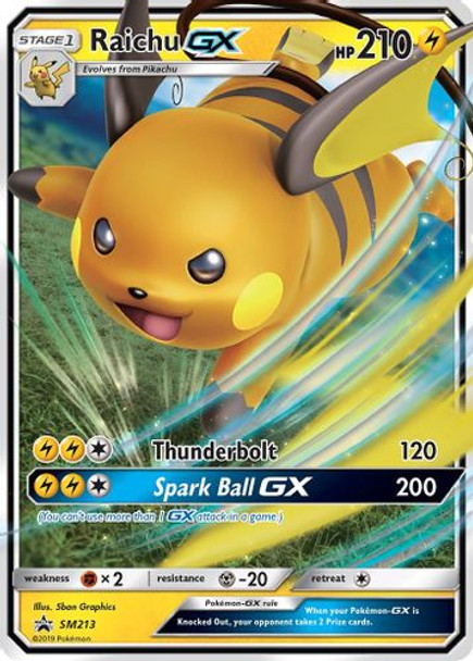 SM-213P Raichu GX (Holo)