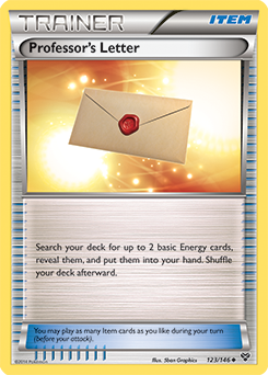 XY01-XY-123/146UC Professor's Letter