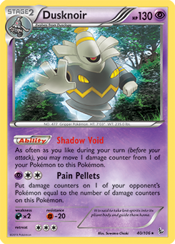 XY02-FLF-040/106HR Dusknoir (Holo)