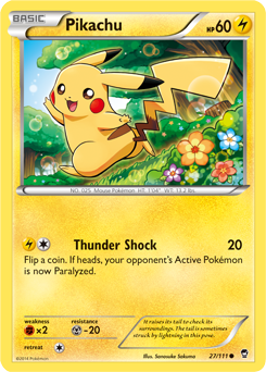 XY03-FFI-027/111C Pikachu (Reverse Holo)