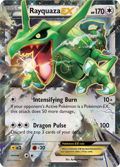 XY06-ROS-075/108UR Rayquaza EX (Holo)