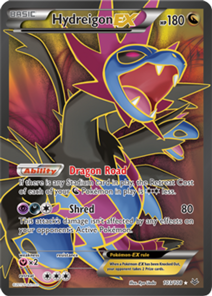 XY06-ROS-103/108UR Hydreigon EX (Full Art) (Holo)