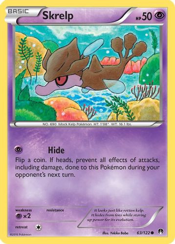 XY09-BKP-063/122C Skrelp (Reverse Holo)