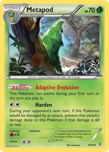 XY09A-GEN-004/83UC Metapod