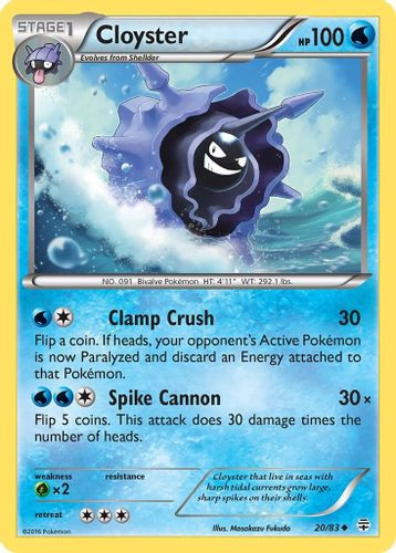 XY09A-GEN-020/83UC Cloyster