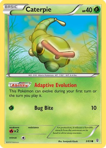 XY09A-GEN-003/83C Caterpie (Reverse Holo)