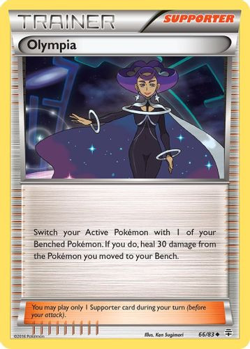 XY09A-GEN-066/83UC Olympia (Reverse Holo)