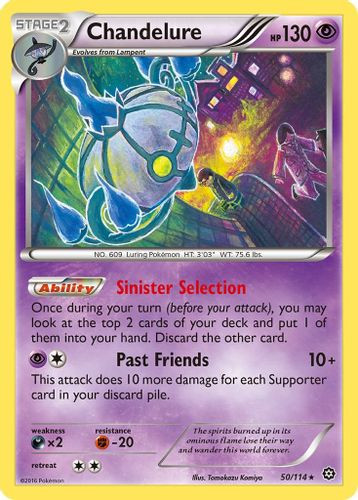 XY11-STS-050/114HR Chandelure (Holo)