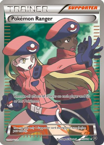 XY11-STS-113/114UR Pokemon Ranger (Full Art) (Holo)