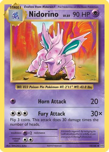XY12-EVO-044/108UC Nidorino