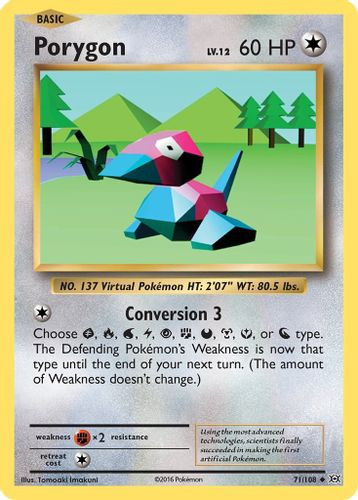 XY12-EVO-071/108UC Porygon