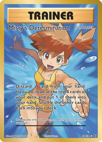 XY12-EVO-108/108UR Misty's Determination (Full Art) (Holo)