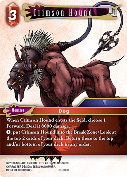 FF16-006C Crimson Hound