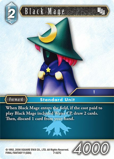 FF07-027C Black Mage Foil