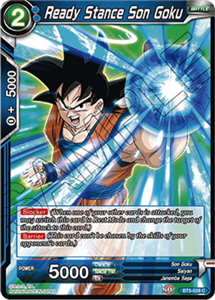 BT05-028C Ready Stance Son Goku