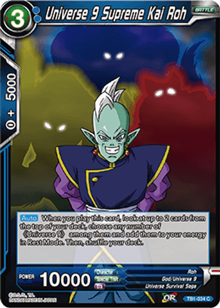 TB1-034C Universe 9 Supreme Kai Roh