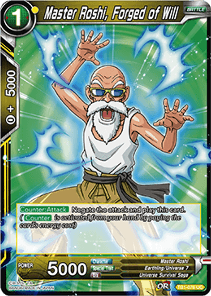 TB1-076U Master Roshi, Forged of Will