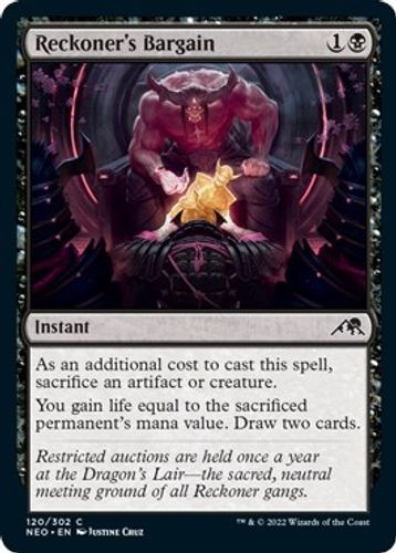 NEO-120C Reckoner's Bargain (Foil)