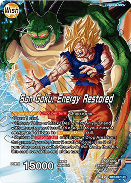 BT06-027U Son Goku, Energy Restored