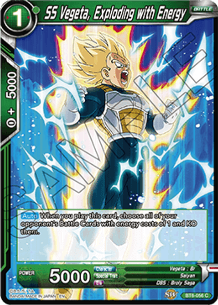 BT06-056C SS Vegeta, Exploding with Energy