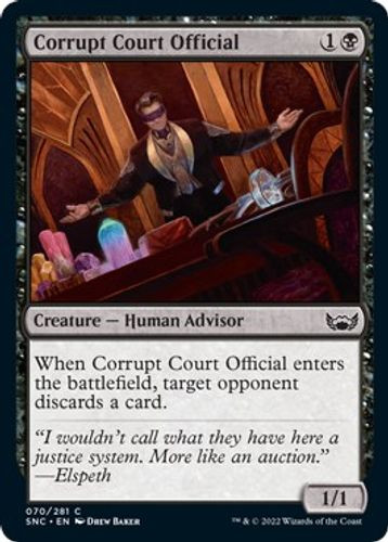 SNC-070C Corrupt Court Official (Foil)