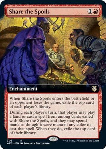 AFC-303R Share the Spoils (Extended Art)
