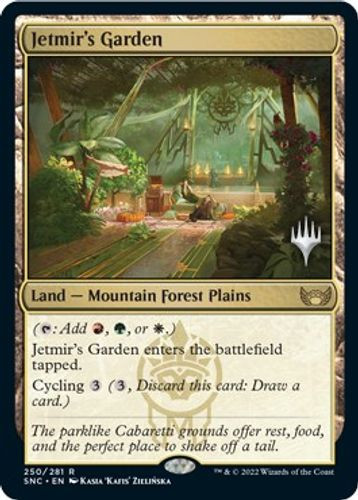 Planeswalker Stamped - Jetmir's Garden-250R (Foil)