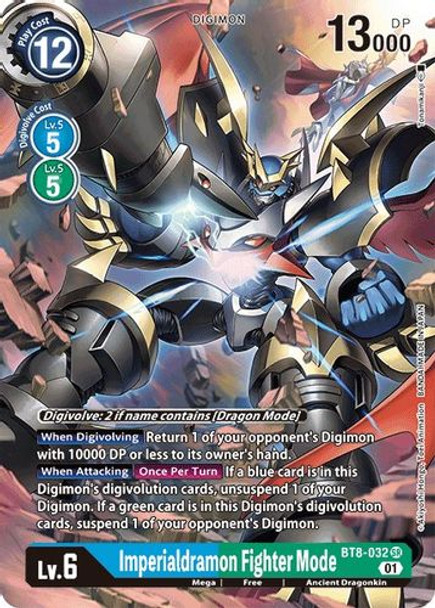 BT08-032SR Imperialdramon Fighter Mode (Alternate Art) (Foil)