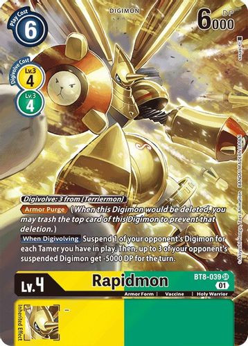 BT08-039SR Rapidmon (Alternate Art) (Foil)