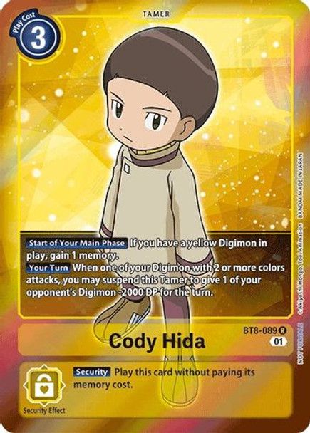 BT08-089R Cody Hida (Box Topper) (Foil)