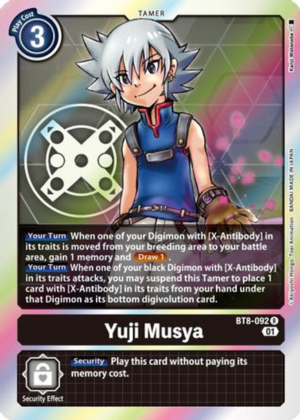 BT08-092R Yuji Musya (Prerelease Stamp) (Foil)