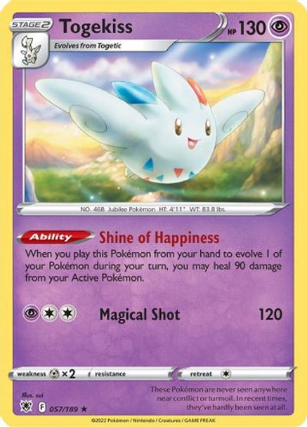 SWSH10-057/189HR Togekiss (Reverse Holo)