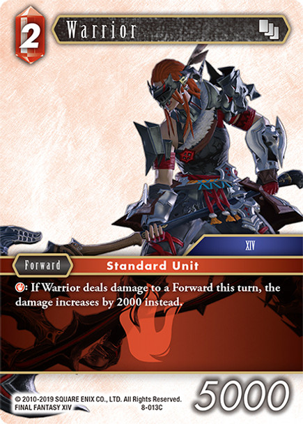 FF08-013C Warrior Foil