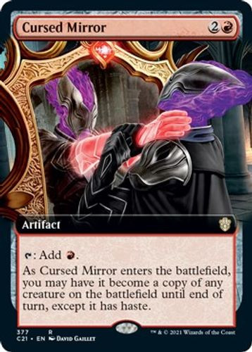C21-377R Cursed Mirror (Extended Art)