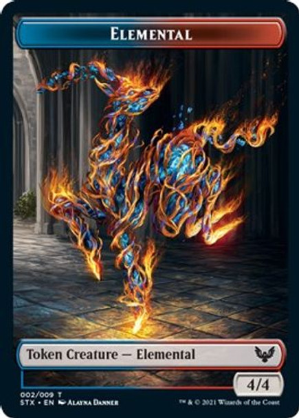 STXTOK-002//001 Elemental // Avatar Double-sided Token (Foil)