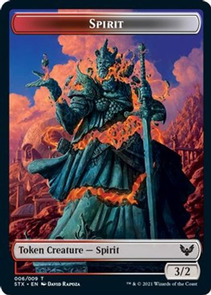 STXTOK-006//008 Spirit // Emblem - Lukka, Wayward Bonder Double-sided Token (Foil)