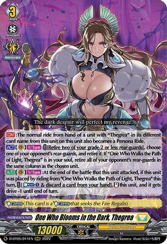 D-BT05/011EN RRR One Who Blooms in the Dark, Thegrea