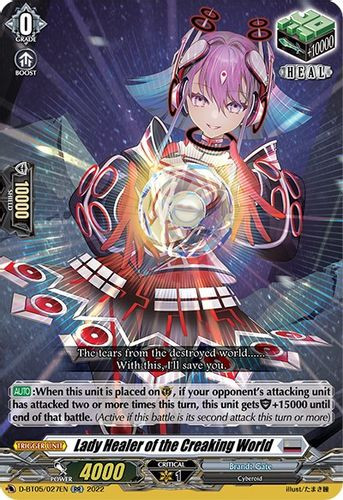 D-BT05/027EN RR Lady Healer of the Creaking World