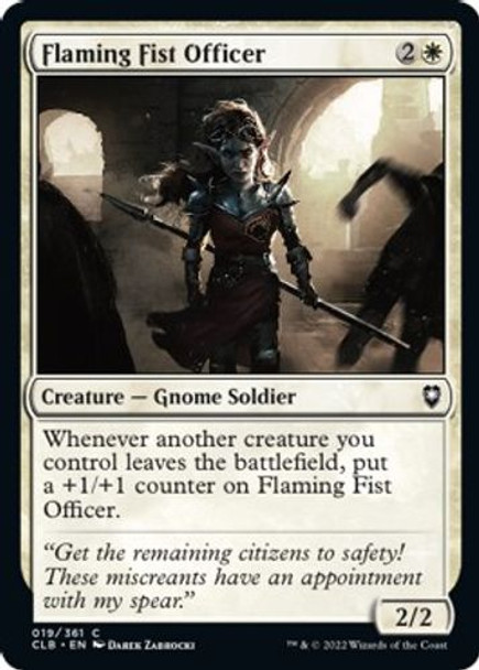 CLB-019C Flaming Fist Officer (Foil)