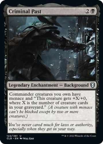 CLB-122U Criminal Past (Foil)
