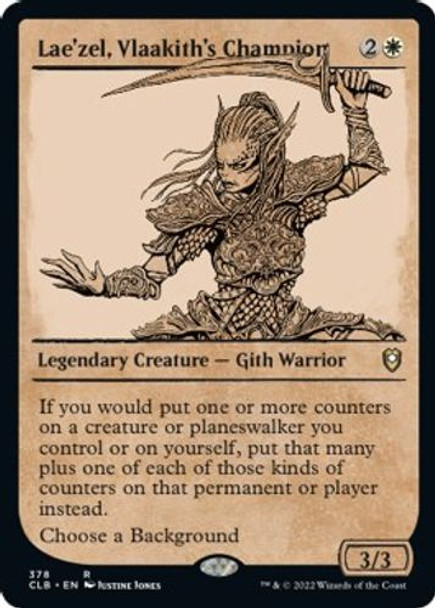 CLB-378R Lae'zel, Vlaakith's Champion (Showcase) (Foil)