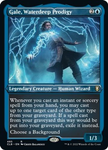 CLB-485R Gale, Waterdeep Prodigy (Etched-Foil)