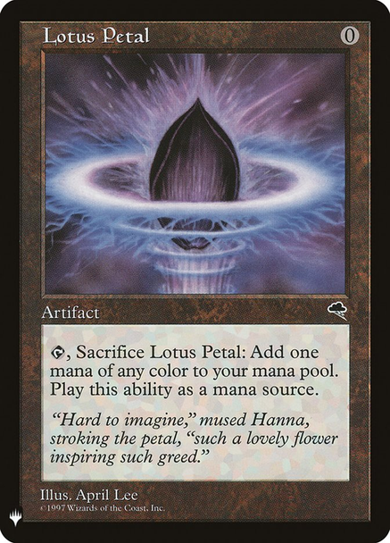 The List - Lotus Petal-284C