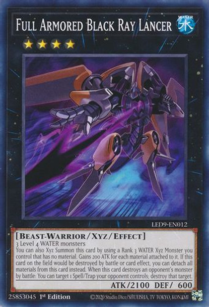 LED9-EN012 Full Armored Black Ray Lancer (Common) <1st>