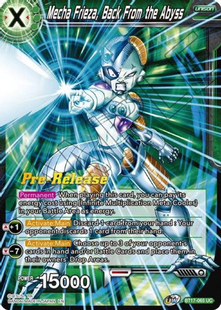 BT17-065UC Mecha Frieza, Back From the Abyss (Prerelease Stamp)