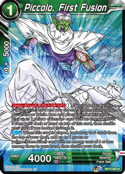 BT17-067R Piccolo, First Fusion (Foil)